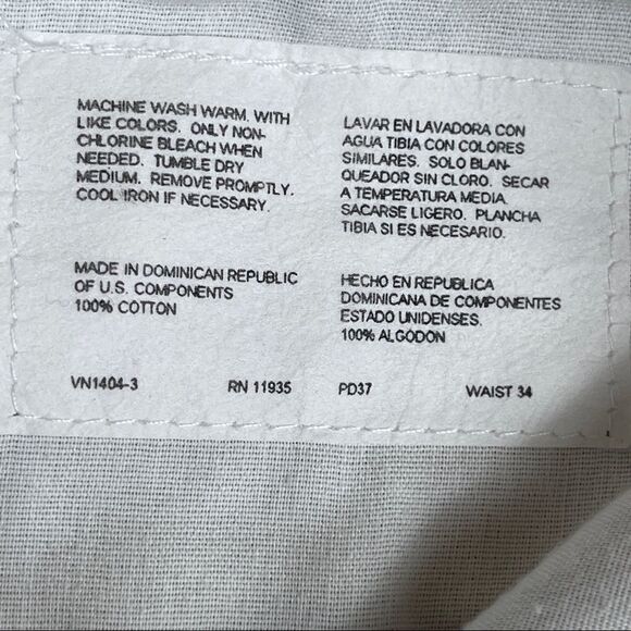 Bugle Boy Shorts Beige Tan Chino Pleated Men's 34 Cotton - Picture 5 of 9